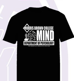 Morris Brown MIND Psychology Tee — Black